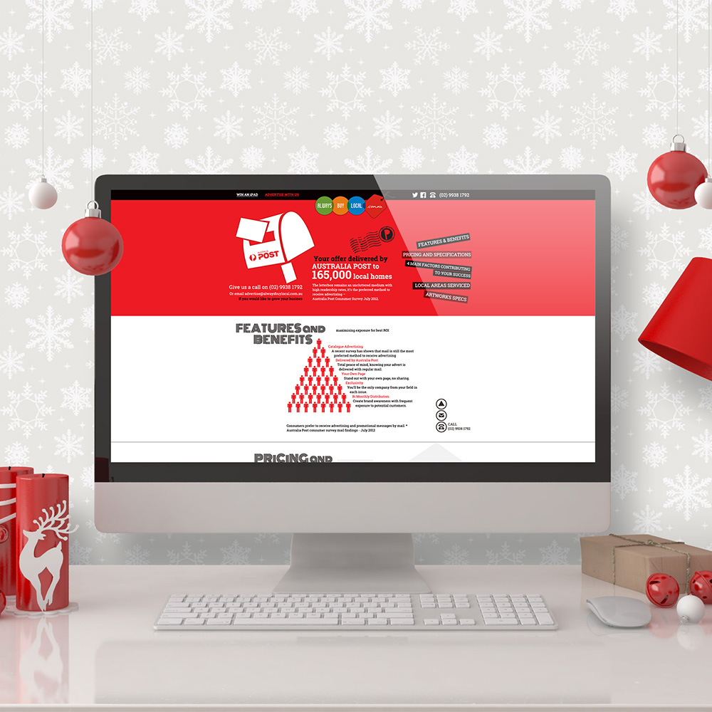 Always Buy Local Website Soapbox Graphic Design Studio Sydney